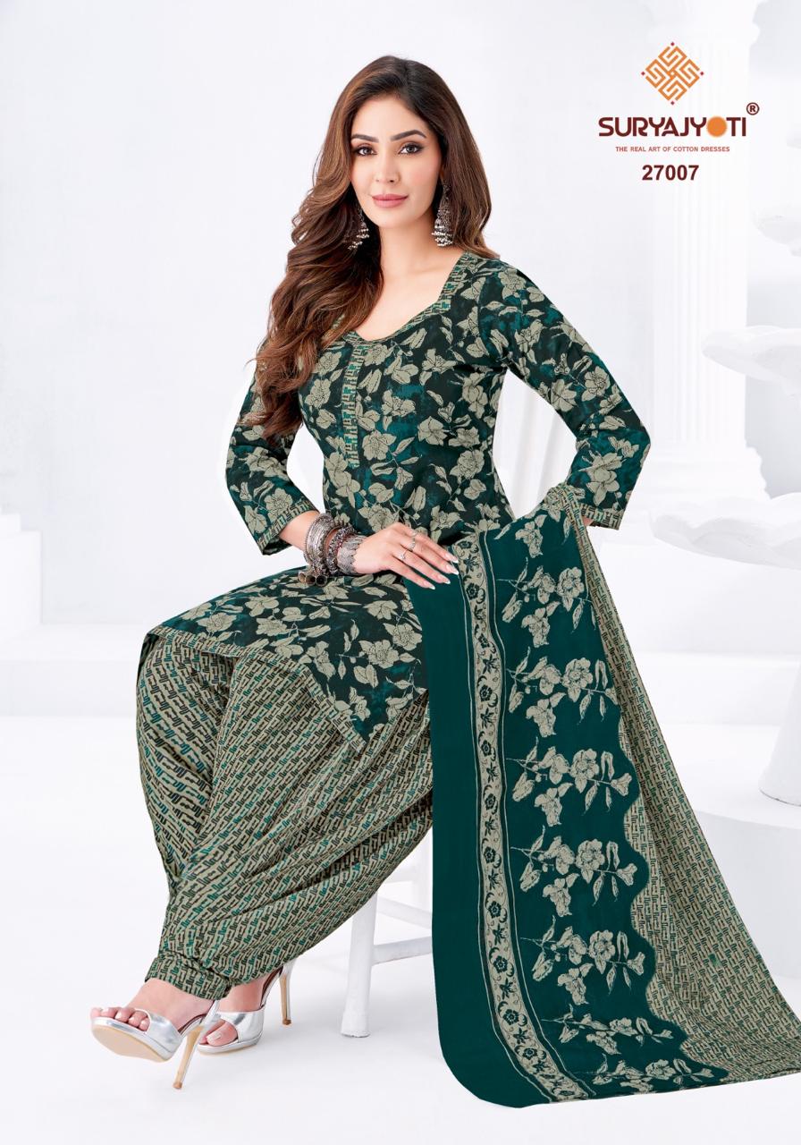 Patiala Kudi Vol 27 Suryajyoti Cotton Dress Material Wholesale Price
