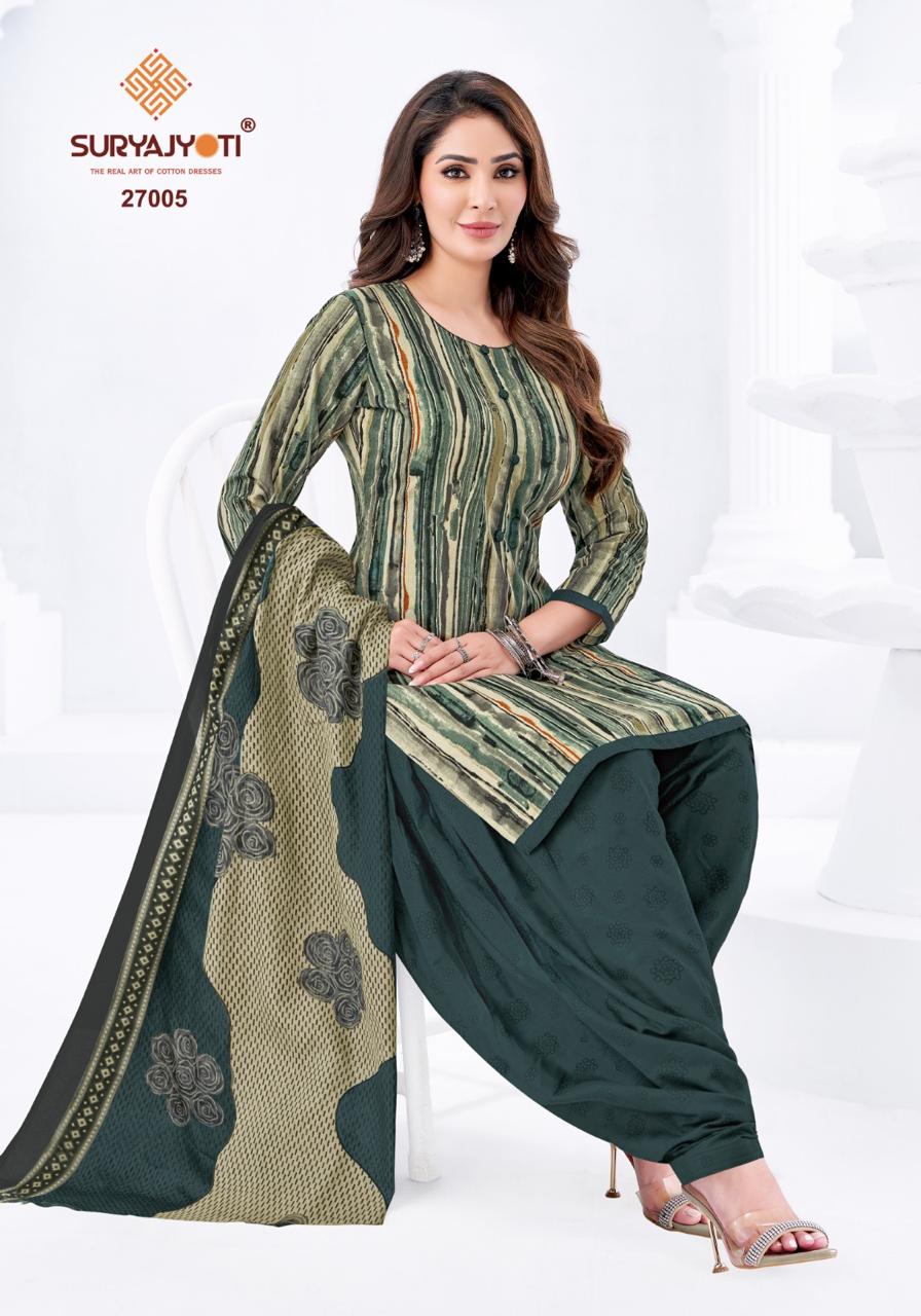 Patiala Kudi Vol 27 Suryajyoti Cotton Dress Material Wholesale Price