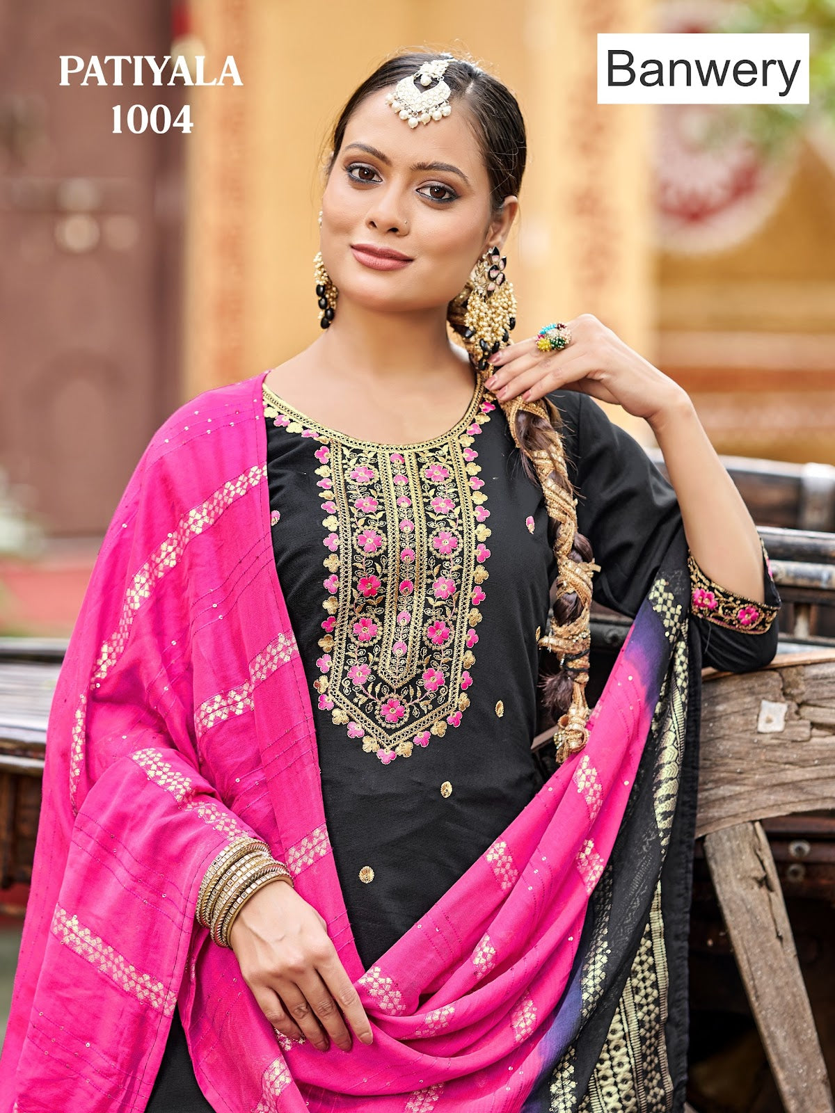 Patiyala Banwery Gadwal Silk Readymade Salwar Suits Manufacturer India