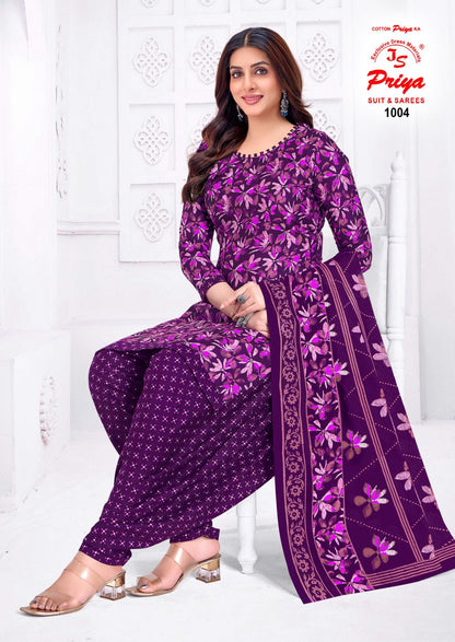 Patiyala House Js Priya Poplin Cotton Readymade Salwar Suits Wholesaler India