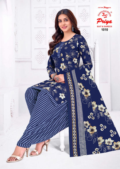 Patiyala House Js Priya Poplin Cotton Readymade Salwar Suits Wholesaler India