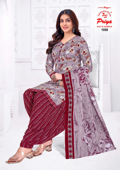 Patiyala House Js Priya Poplin Cotton Readymade Salwar Suits Wholesaler India