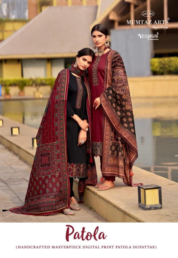 Patola Mumtaz Arts Viscose Karachi Salwar Suits Supplier India