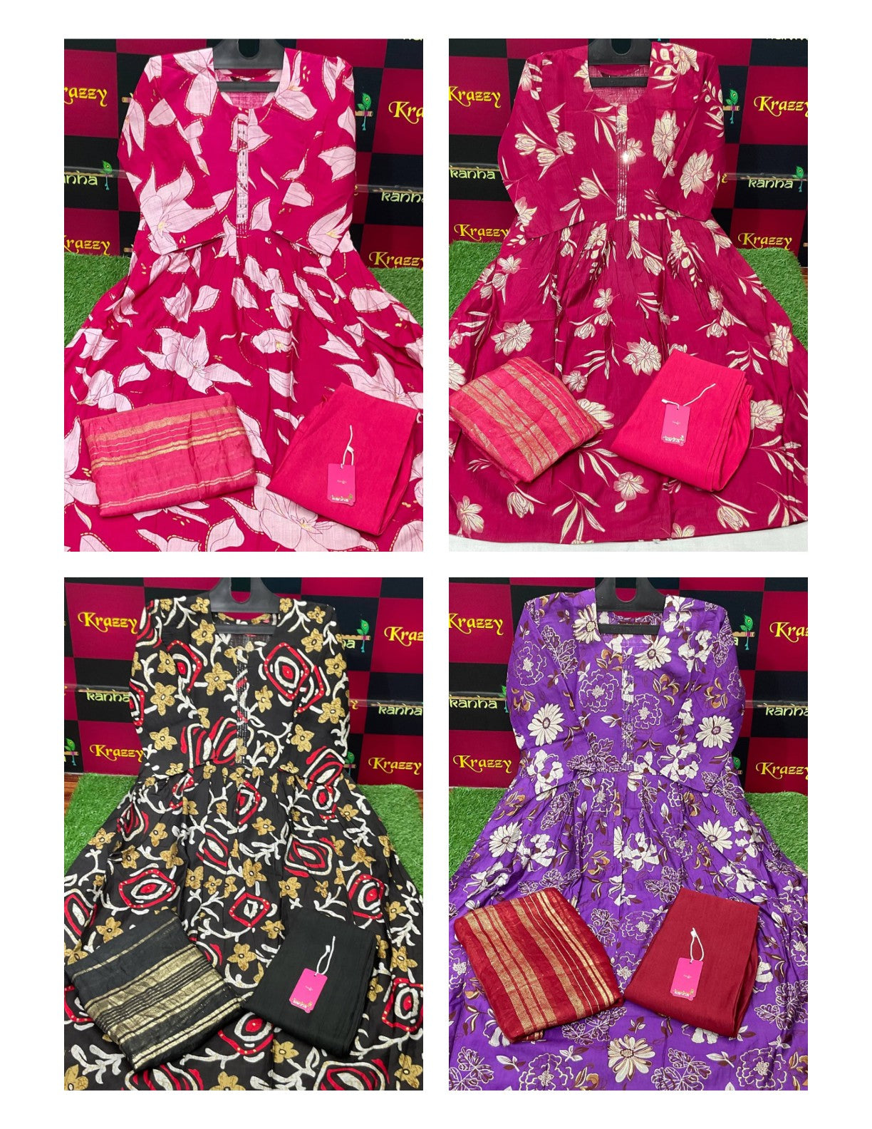 Patola With Pocket 3110 Kanha Vatican Readymade Pant Style Suits Wholesale Price