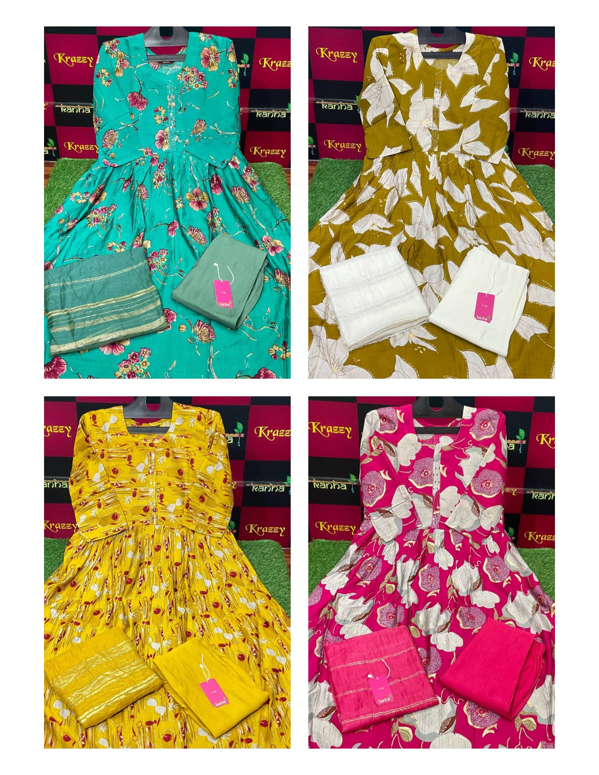 Patola With Pocket 3110 Kanha Vatican Readymade Pant Style Suits Wholesale Price