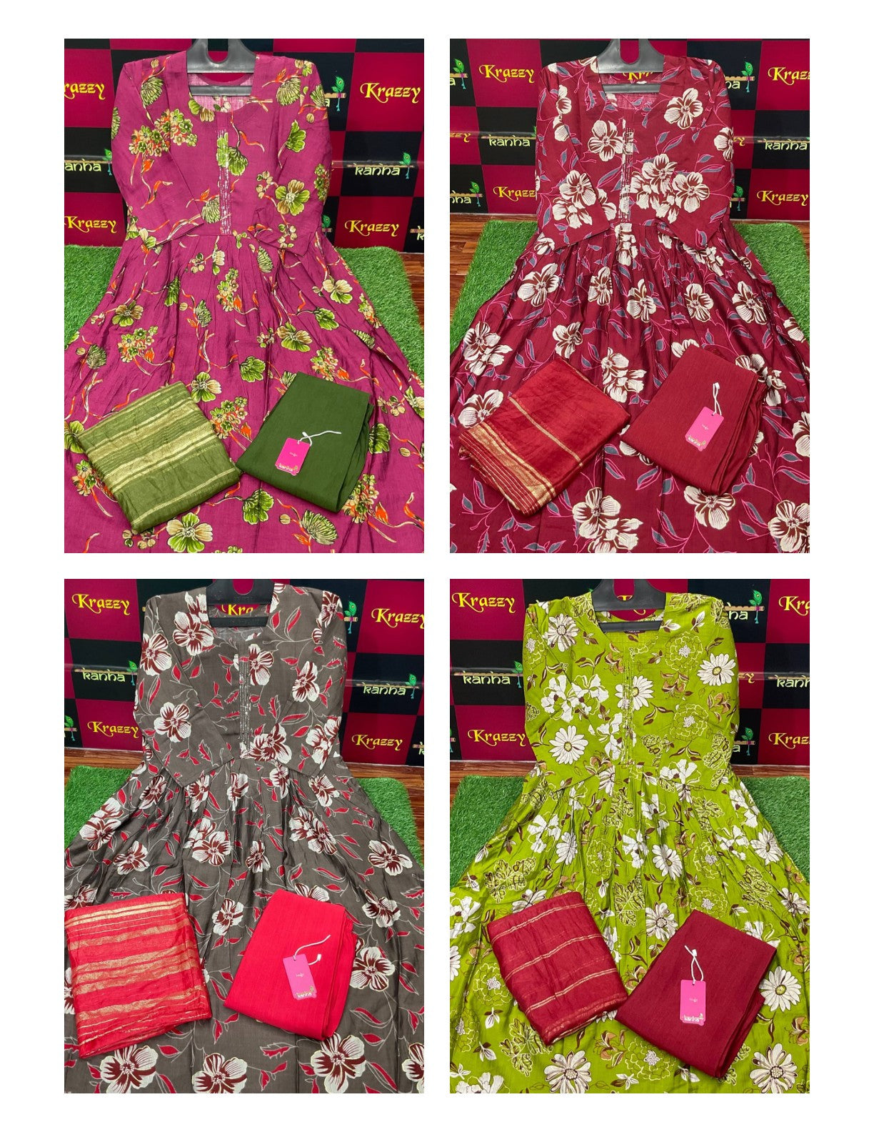 Patola With Pocket 3110 Kanha Vatican Readymade Pant Style Suits Wholesale Price