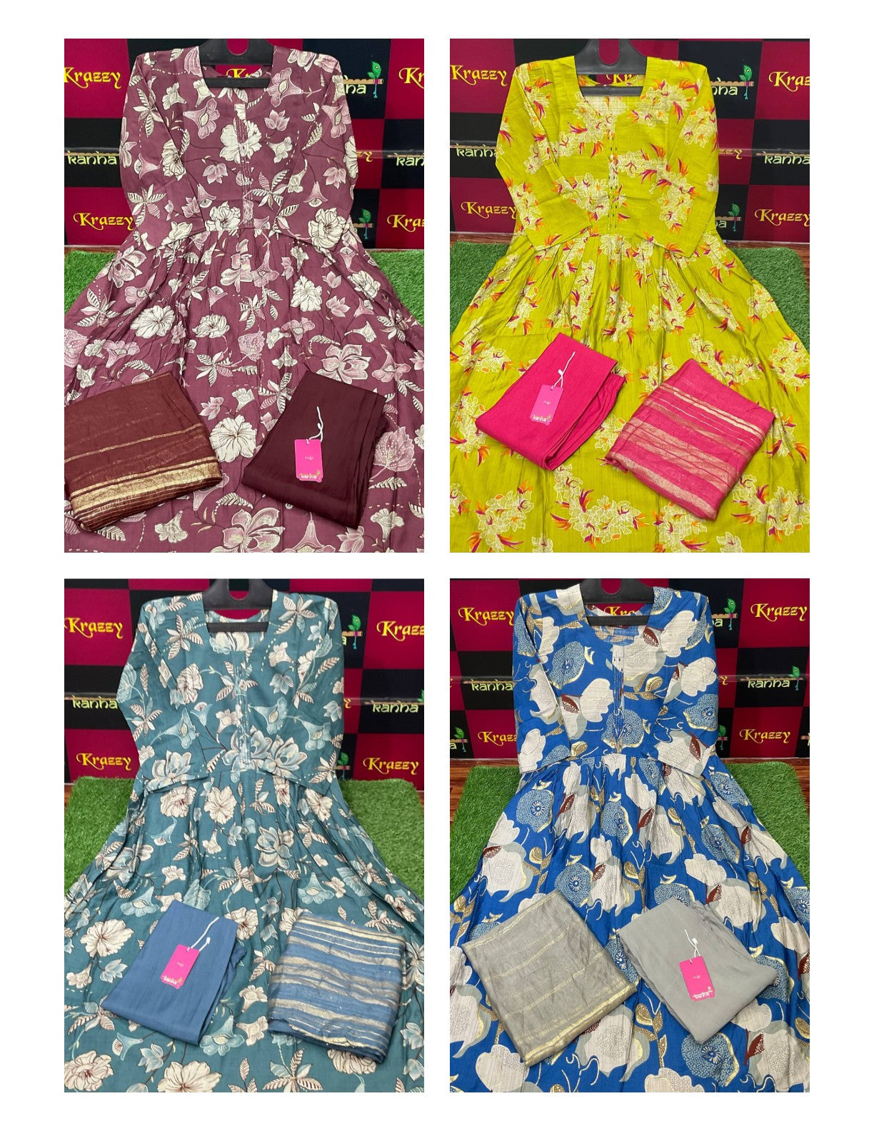 Patola With Pocket 3110 Kanha Vatican Readymade Pant Style Suits Wholesale Price