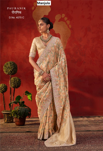 Pauranik Manjula Viscose Sarees Exporter India