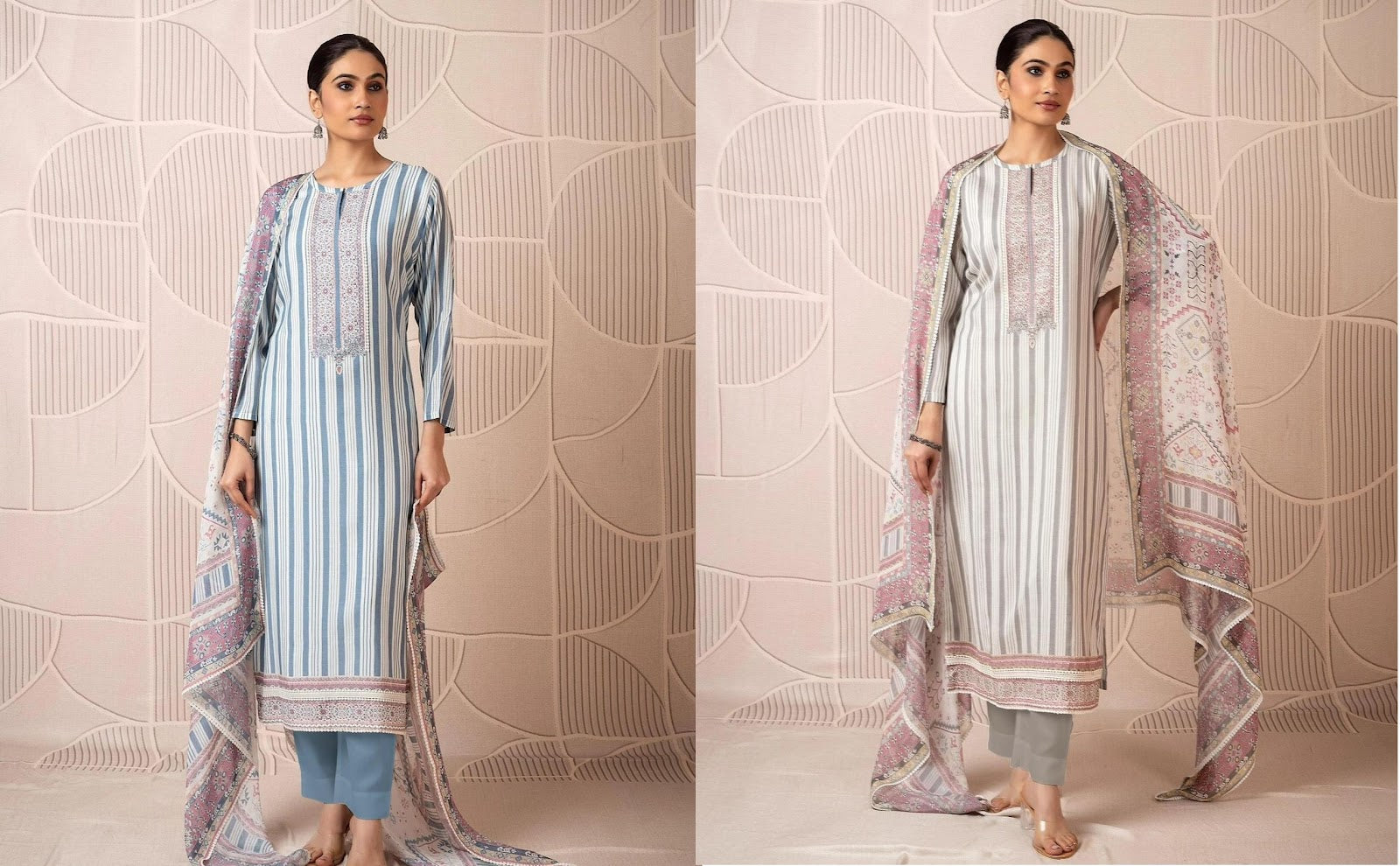Pavia Naariti Muslin Pant Style Suits Wholesale Rate