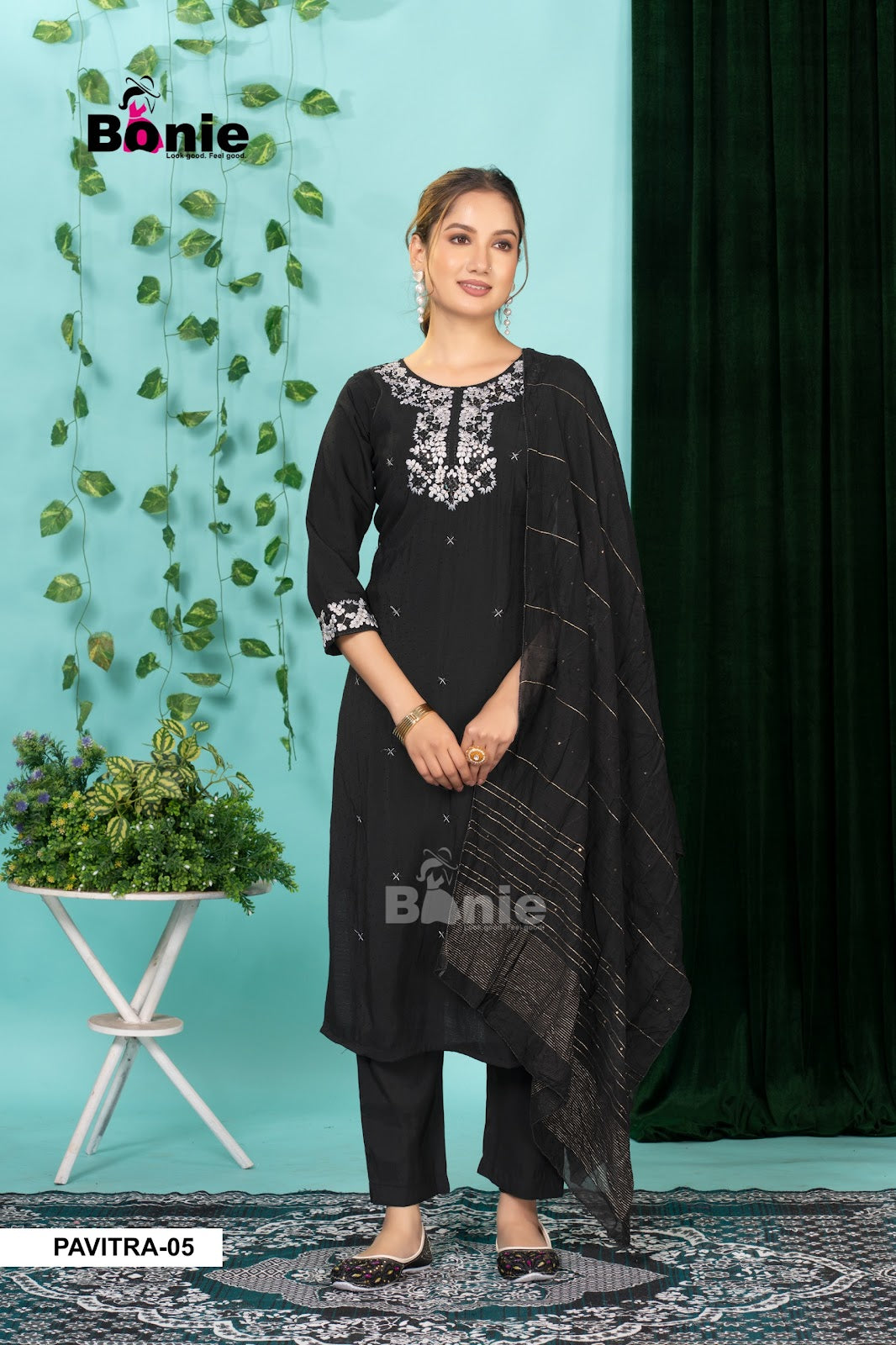 Pavitra Vol 3 Bonie Pv Readymade Pant Style Suits Exporter Gujarat