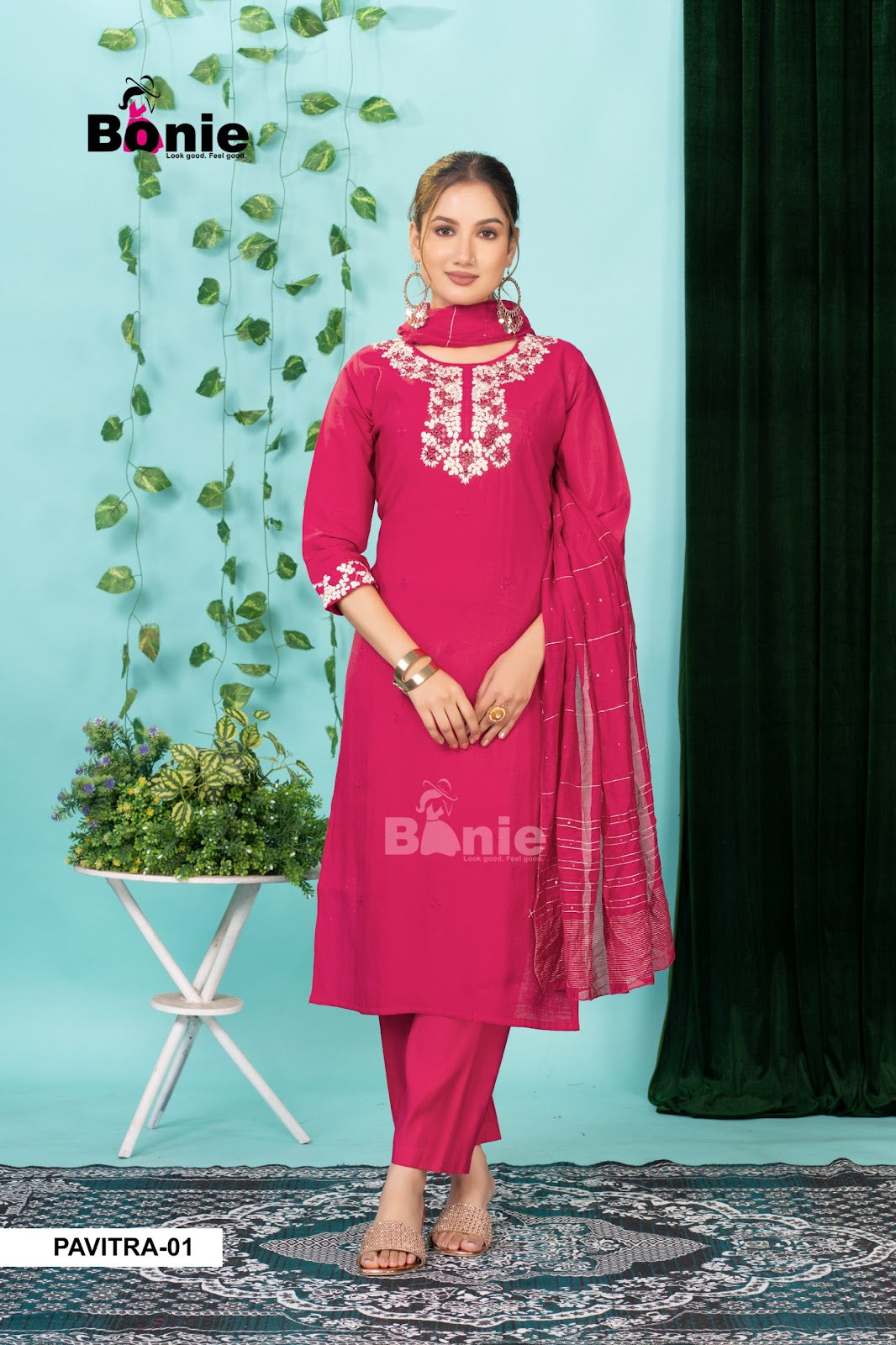 Pavitra Vol 3 Bonie Pv Readymade Pant Style Suits Exporter Gujarat