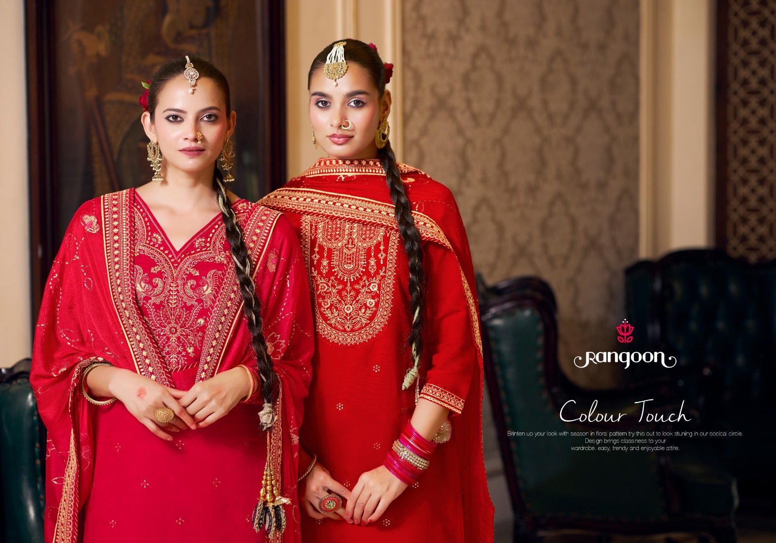 Pavitra Vol 3 Rangoon Silk Readymade Pant Style Suits Exporter India