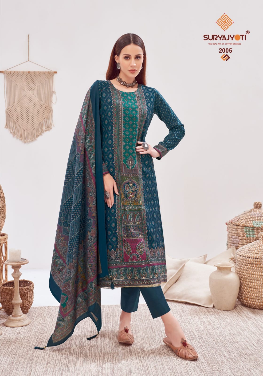 Payal Advance Vol 2 Suryajyoti Pure Modal Pant Style Suits Supplier Gujarat