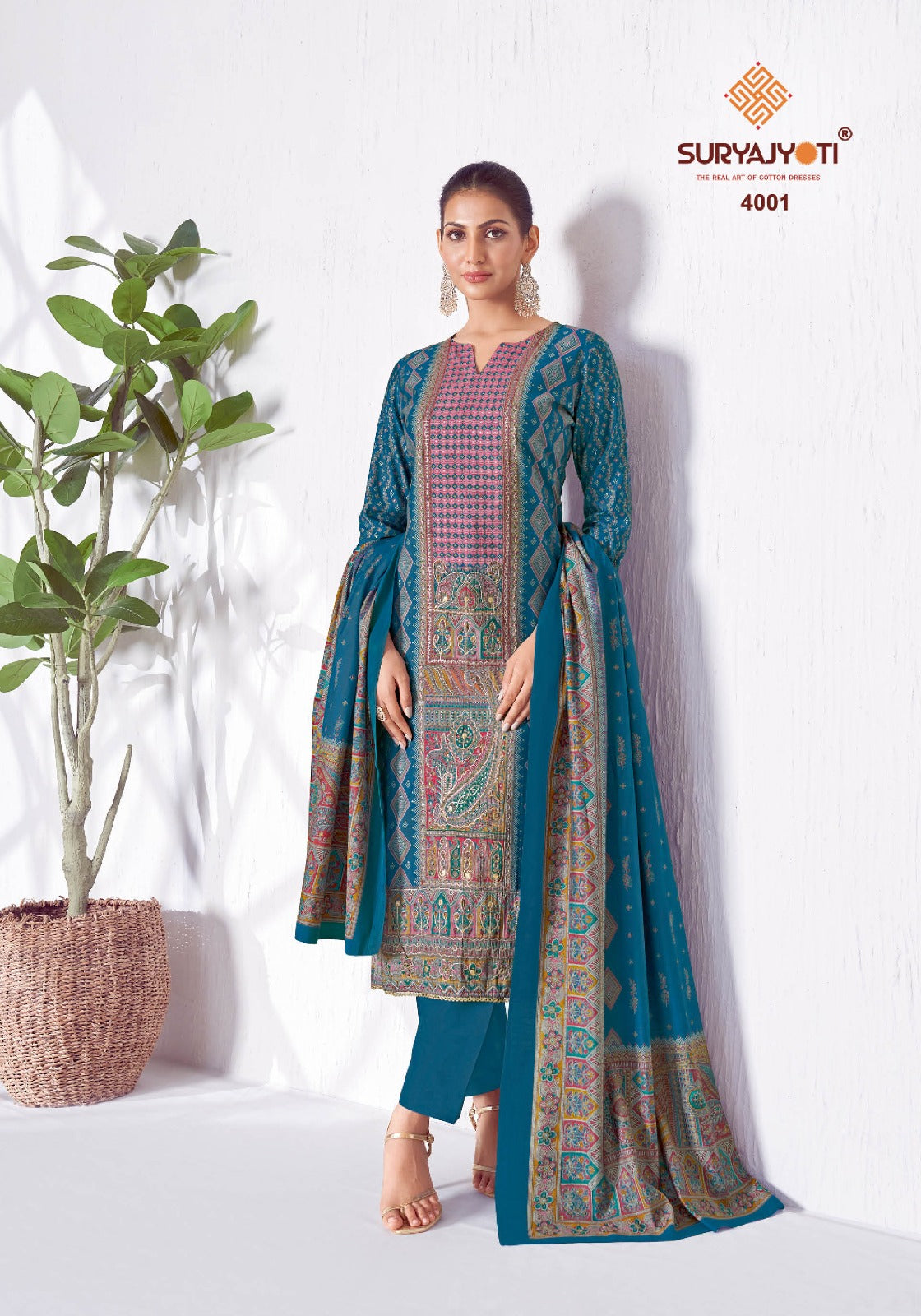 Payal Advance Vol 4 Suryajyoti Modal Silk Readymade Pant Style Suits Wholesaler Gujarat