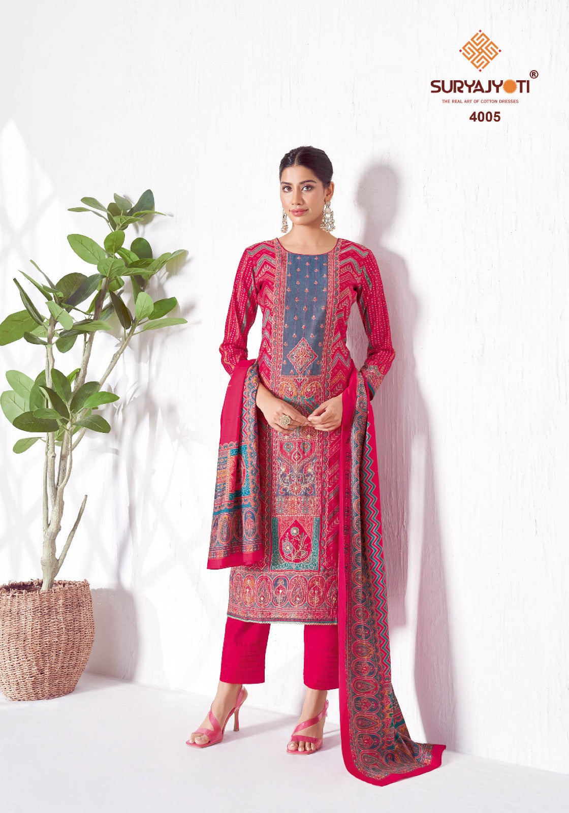 Payal Advance Vol 4 Suryajyoti Modal Silk Readymade Pant Style Suits Wholesaler Gujarat