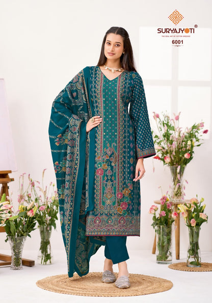 Payal Advance Vol 6 Suryajyoti Modal Pant Style Suits Manufacturer Gujarat