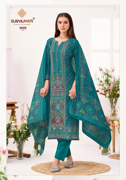 Payal Advance Vol 6 Suryajyoti Modal Pant Style Suits Manufacturer Gujarat