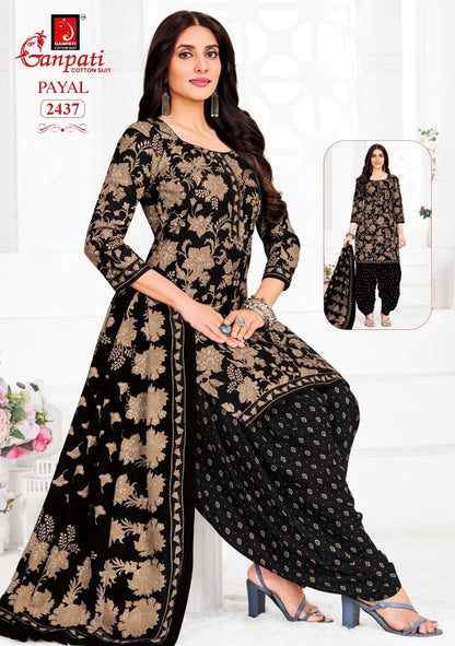 Payal Patiyala Vol 10 Ganpati Cotton Readymade Suits Wholesale Price