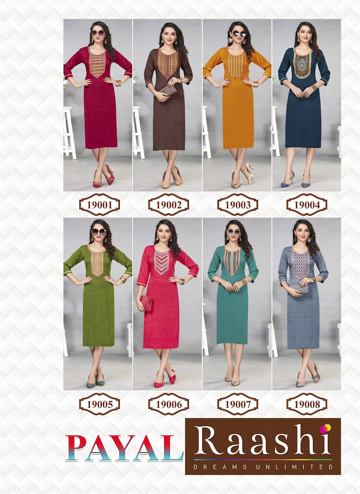 Payal Raashi Rayon Dobby Long Straight Kurti