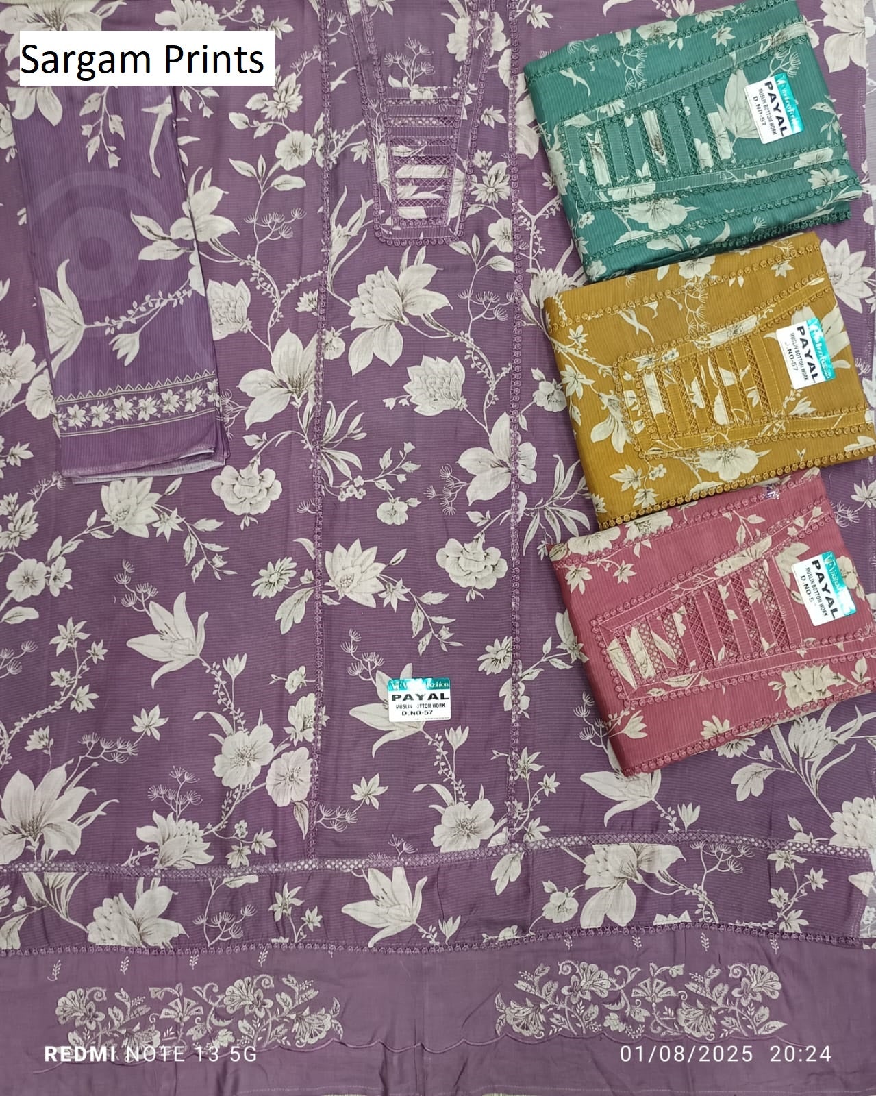 Payal Sargam Prints Pure Bemberg Salwar Suits Wholesaler India