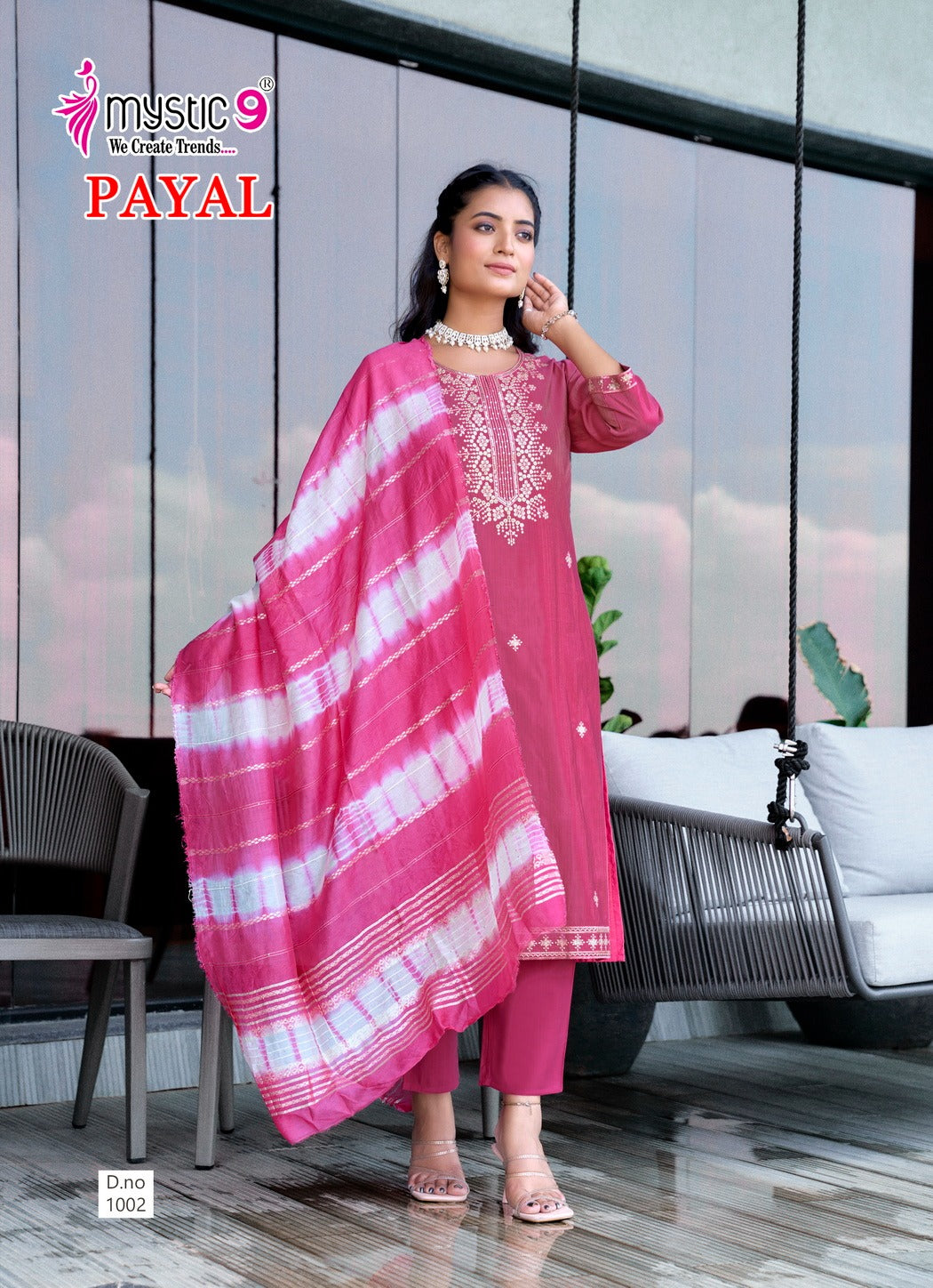 Payal Vol 1 Mystic 9 Vertican Readymade Pant Style Suits Wholesale Price