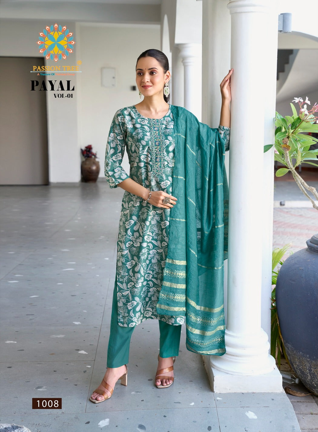 Payal Vol 1 Passion Tree Vetican Readymade Pant Style Suits Wholesaler
