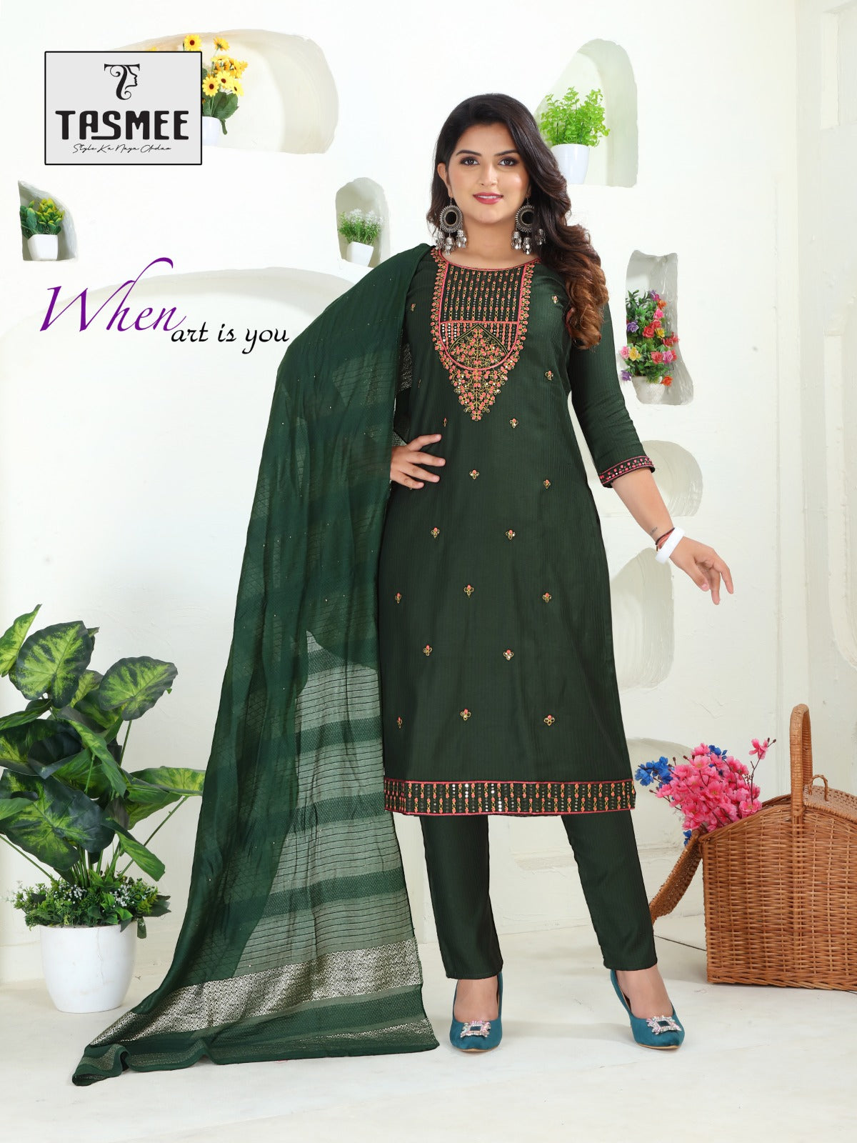Payal Vol 1 Tasmee Berlin Readymade Pant Style Suits Wholesaler Ahmedabad