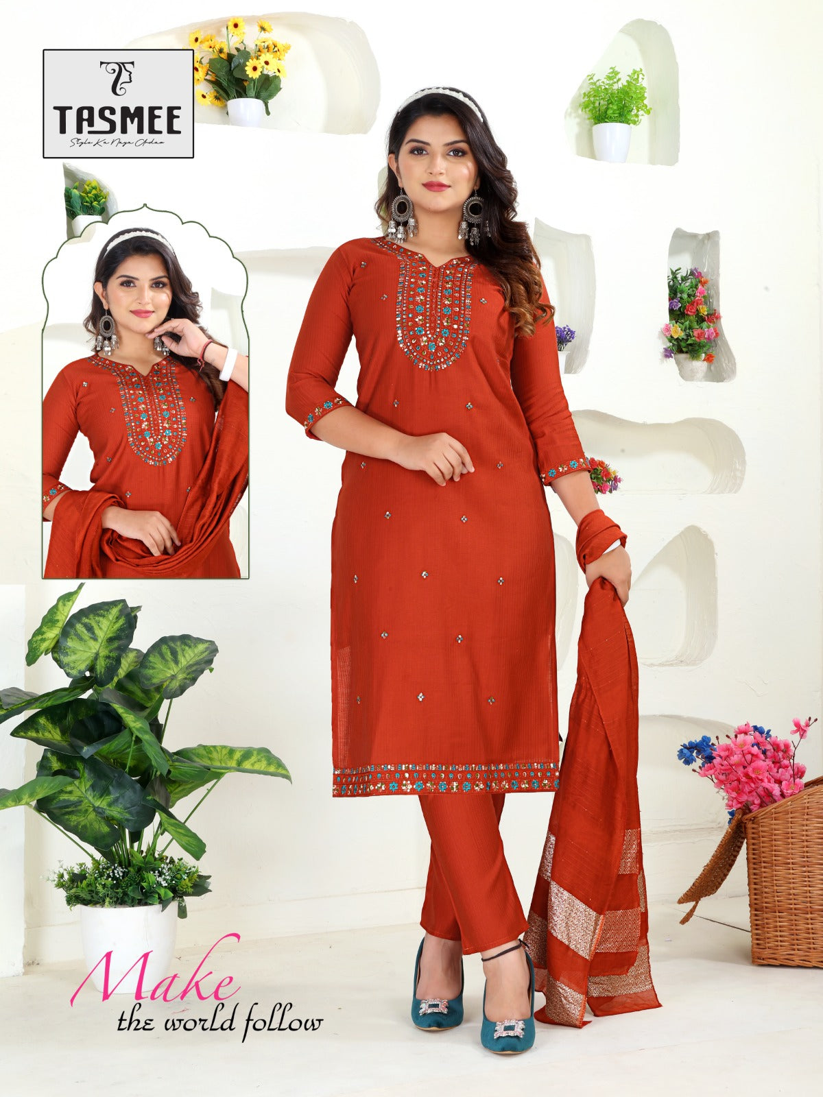 Payal Vol 1 Tasmee Berlin Readymade Pant Style Suits Wholesaler Ahmedabad