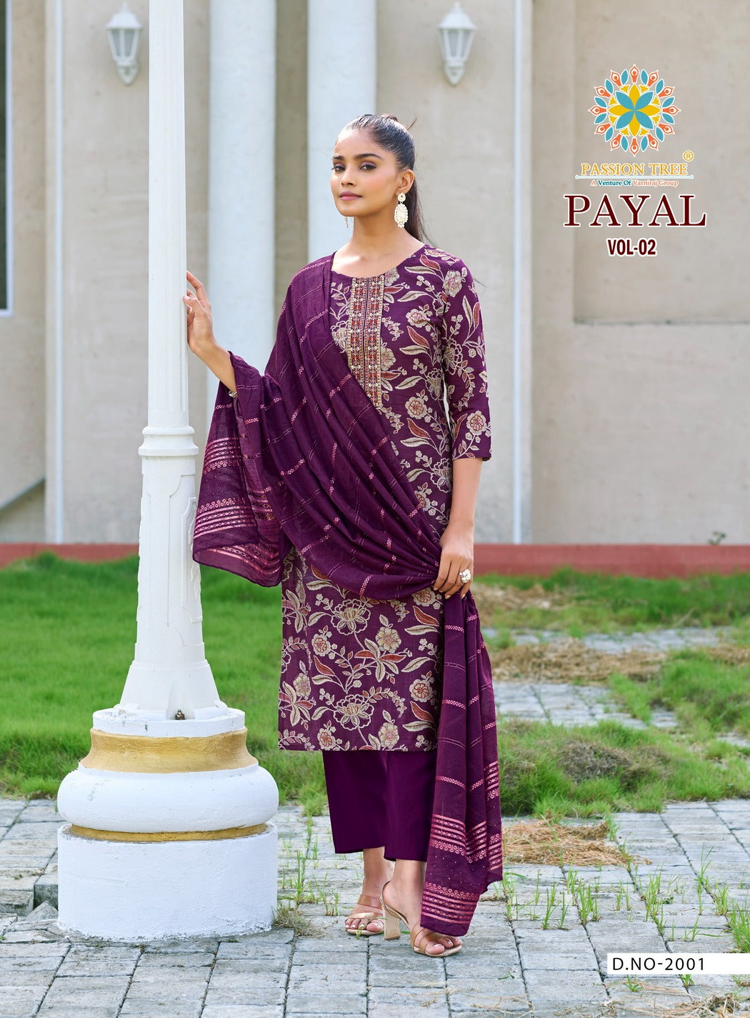 Payal Vol 2 Passion Tree Vetican Readymade Pant Style Suits Wholesaler