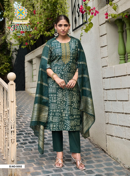 Payal Vol 5 Passion Tree Vetican Readymade Pant Style Suits Supplier Ahmedabad