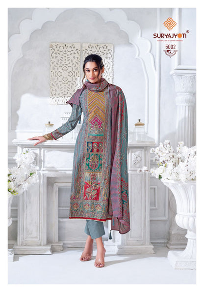 Payal Vol 5 Suryajyoti Modal Pant Style Suits Wholesale Rate