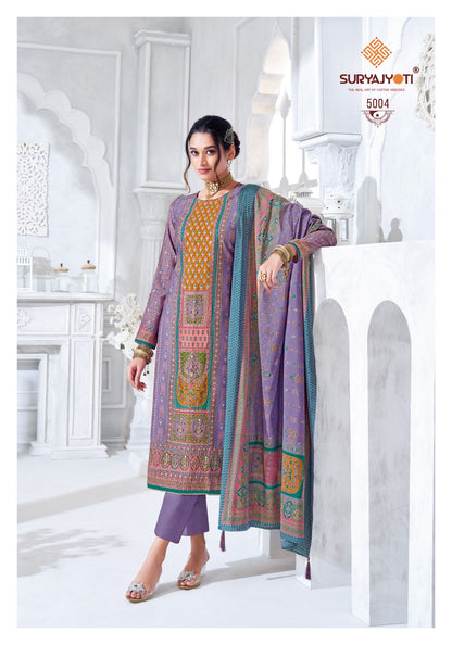 Payal Vol 5 Suryajyoti Modal Pant Style Suits Wholesale Rate