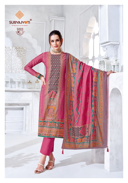 Payal Vol 5 Suryajyoti Modal Pant Style Suits Wholesale Rate