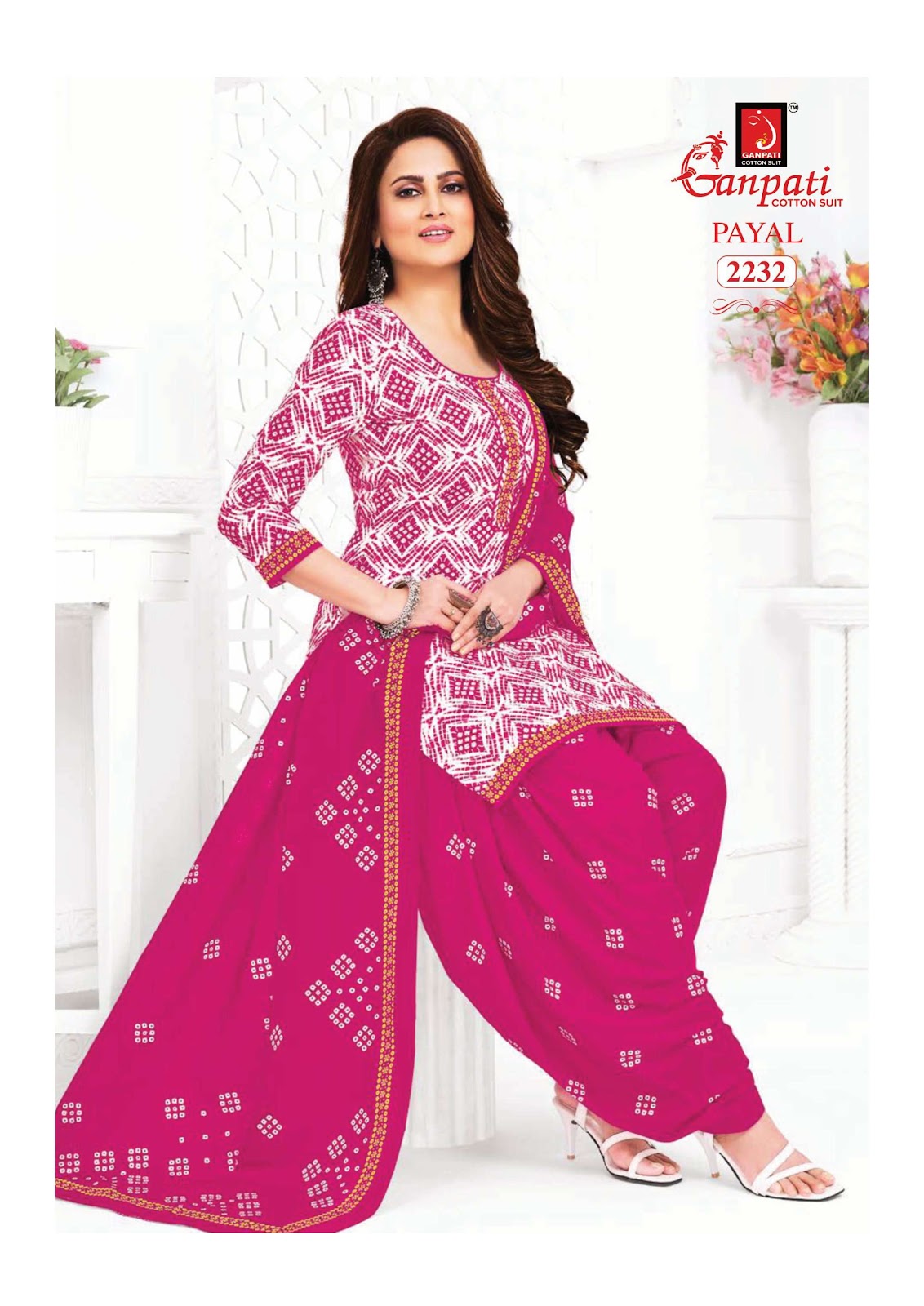 Payal Vol 8 Ganpati Readymade Cotton Patiyala Suits Wholesale