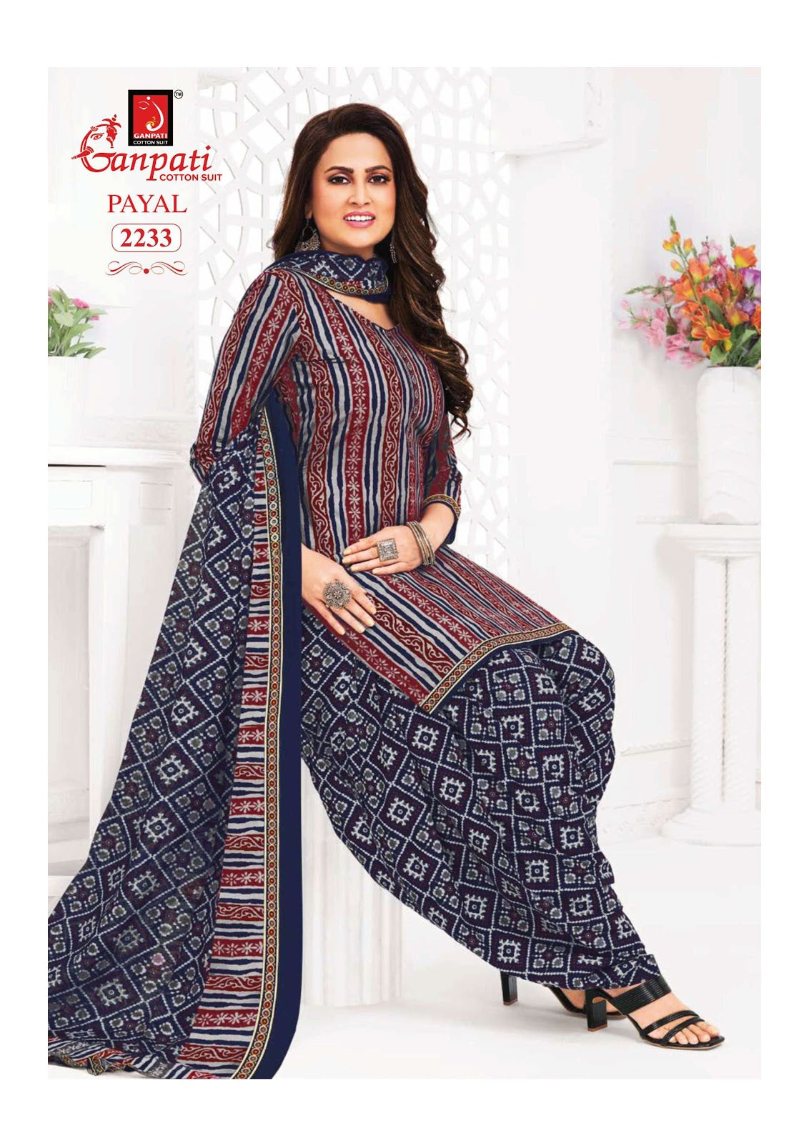 Payal Vol 8 Ganpati Readymade Cotton Patiyala Suits Wholesale