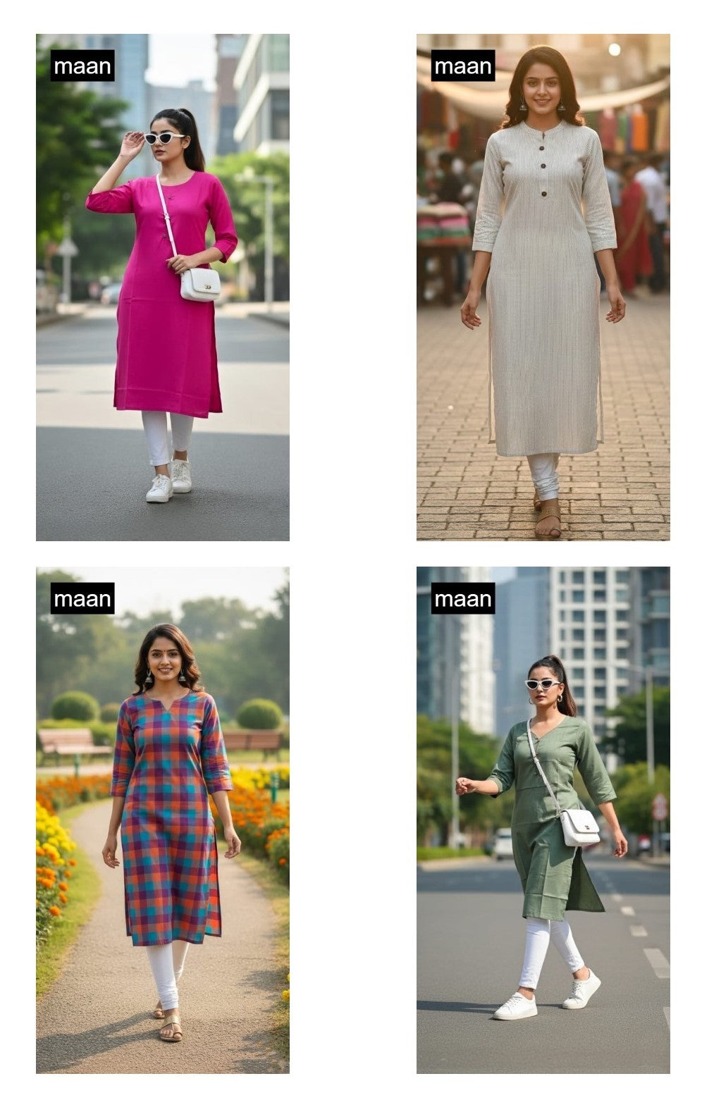 Pc Hansika Vol 1 Maan Handloom Long Straight Kurti Wholesaler Ahmedabad