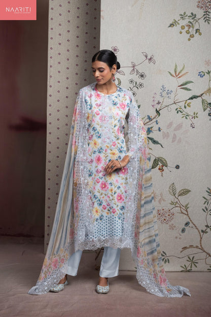Peachy Naariti Cotton Pant Style Suits Manufacturer India