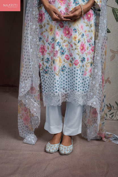 Peachy Naariti Cotton Pant Style Suits Manufacturer India