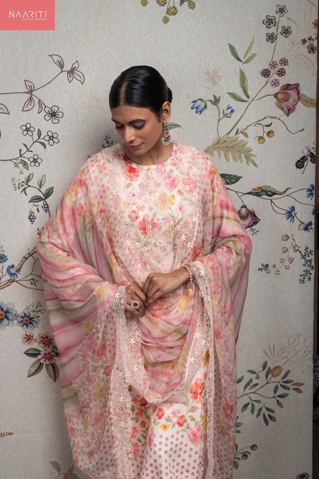 Peachy Naariti Cotton Pant Style Suits Manufacturer India