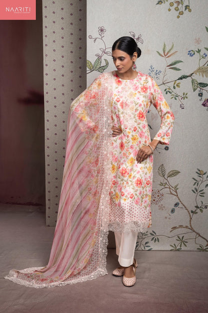 Peachy Naariti Cotton Pant Style Suits Manufacturer India