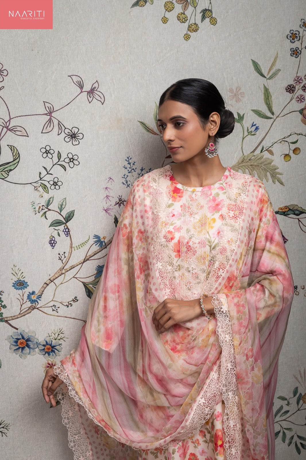 Peachy Naariti Cotton Pant Style Suits Manufacturer India
