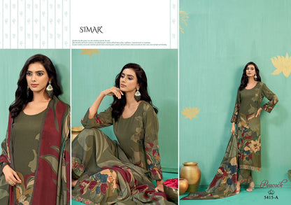 Peacock Simar Pashmina Suits Wholesale Rate