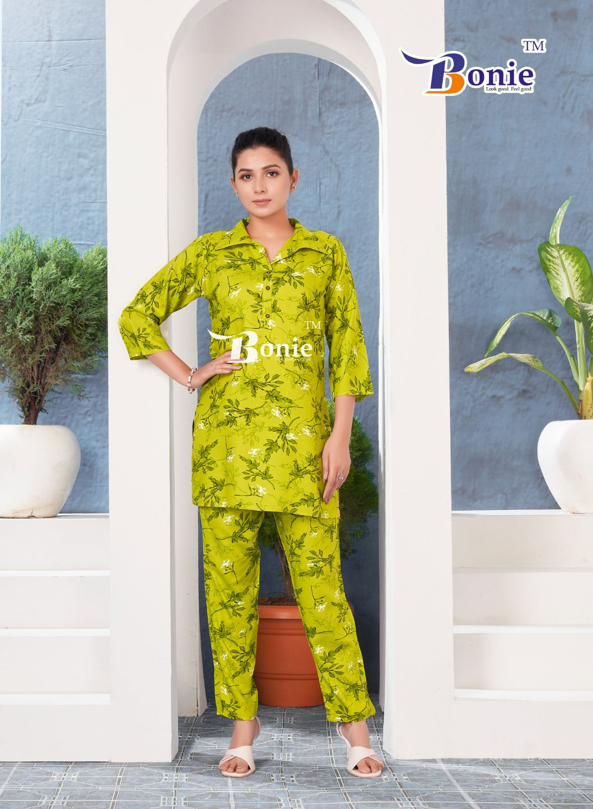 Pearl Bonie Rayon Co Ord Set Exporter Ahmedabad