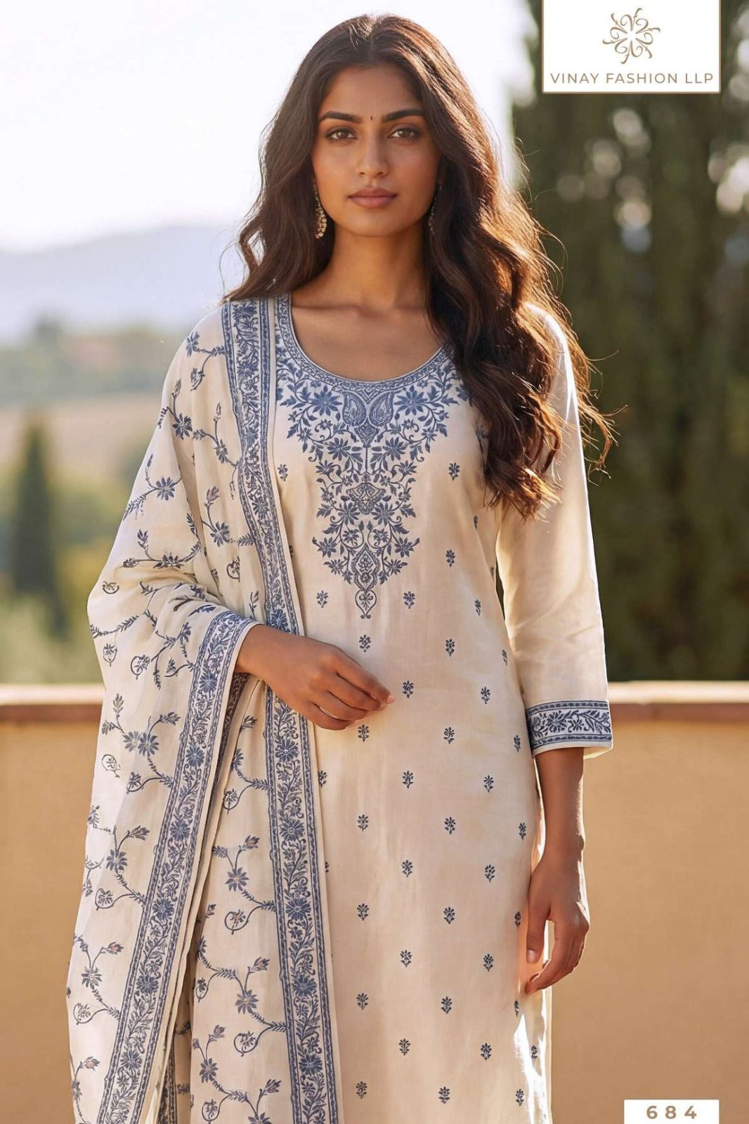 Pearl Cotton Kuleesh Vinay Fashion Llp Pant Style Suits Exporter