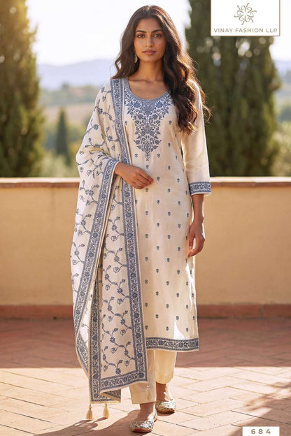 Pearl Cotton Kuleesh Vinay Fashion Llp Pant Style Suits Exporter