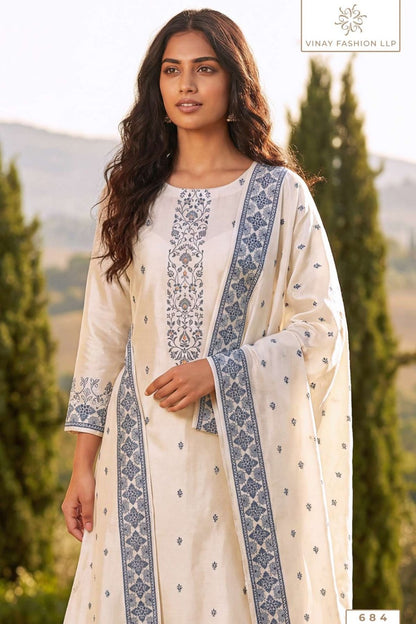 Pearl Cotton Kuleesh Vinay Fashion Llp Pant Style Suits Exporter