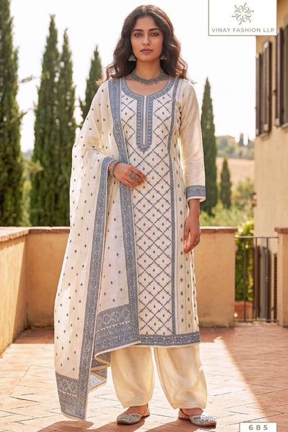 Pearl Cotton Kuleesh Vinay Fashion Llp Pant Style Suits Exporter