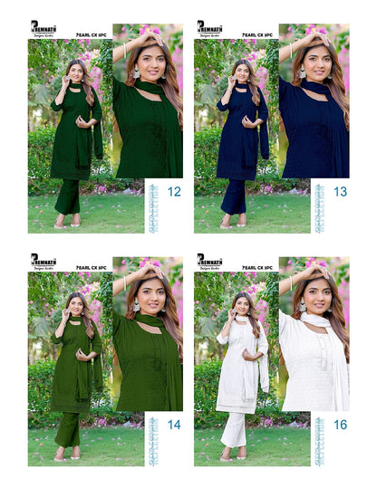 Pearl Cx Premnath Cotton Readymade Pant Style Suits Exporter Gujarat