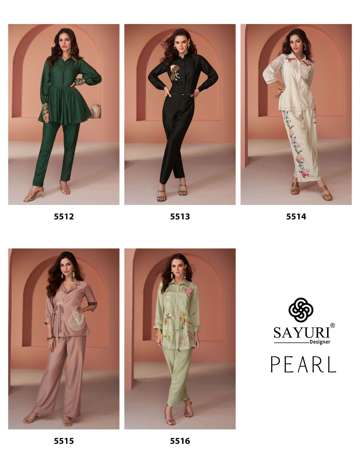Pearl Sayuri Silk Co Ord Set Wholesaler