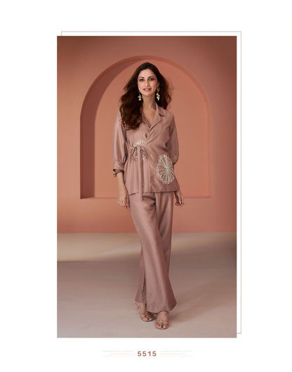 Pearl Sayuri Silk Co Ord Set Wholesaler